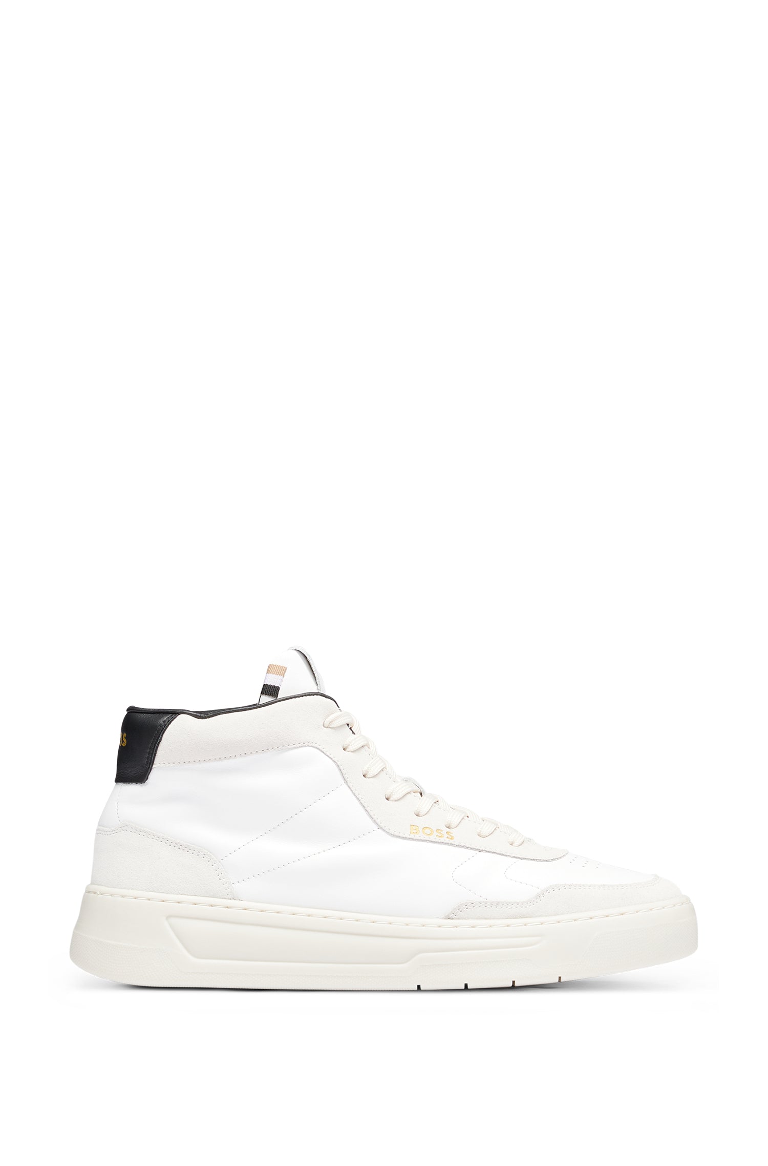 Baltimore leather trainers - Natural