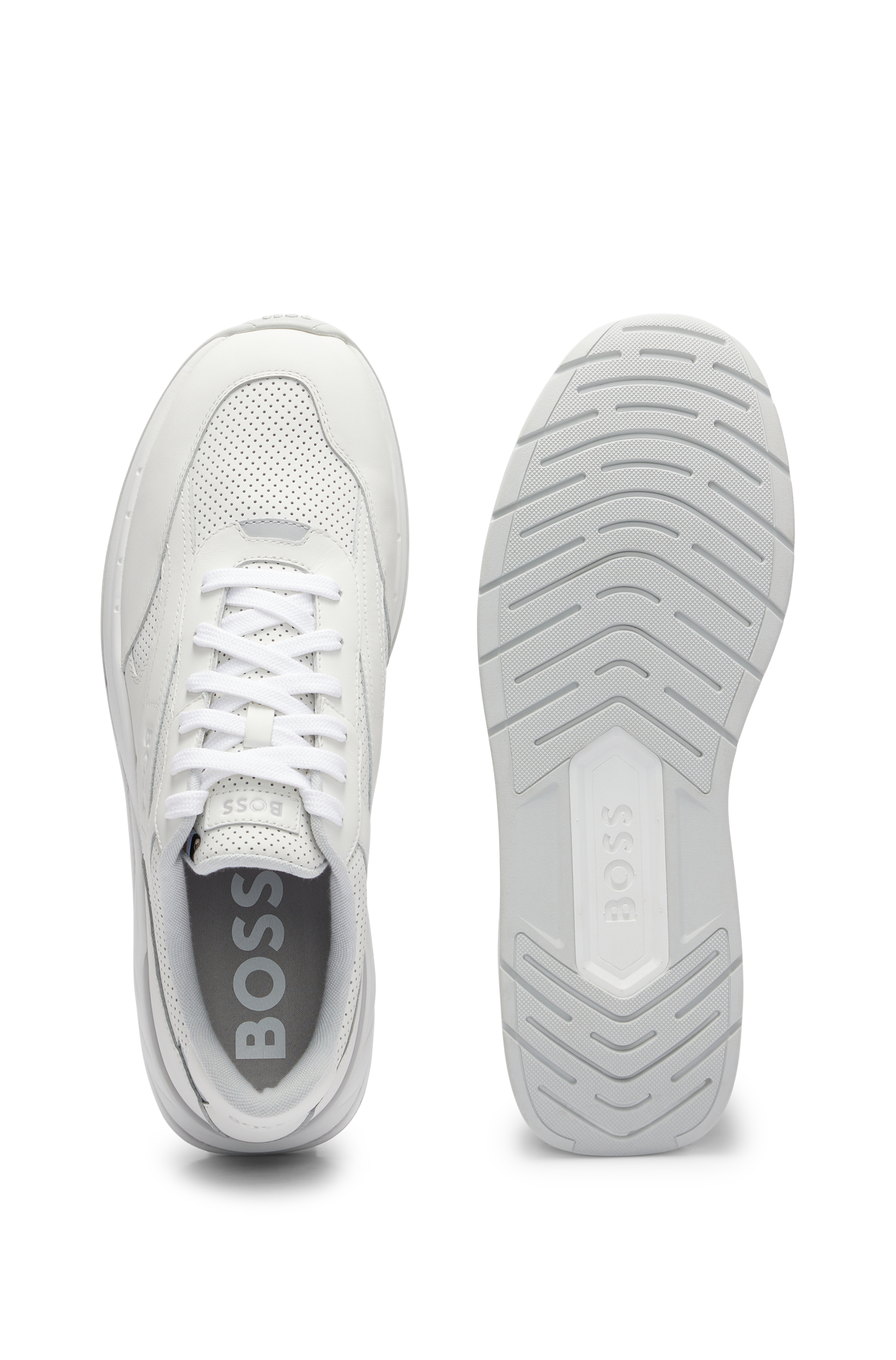 Kurt leather trainers - White