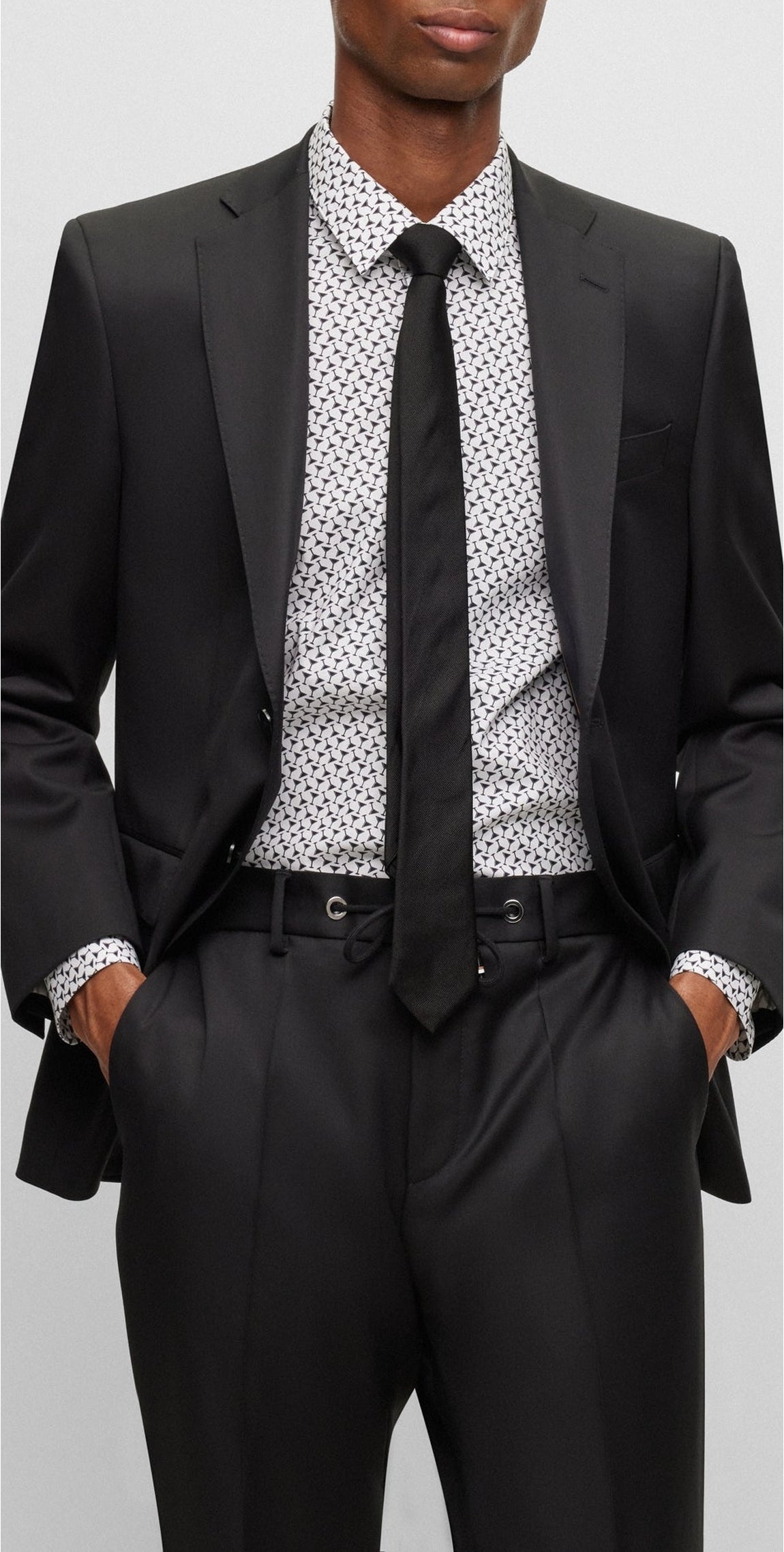BLACK // BUSINESS SHIRTS H-HANK-S-KENT-C1-232