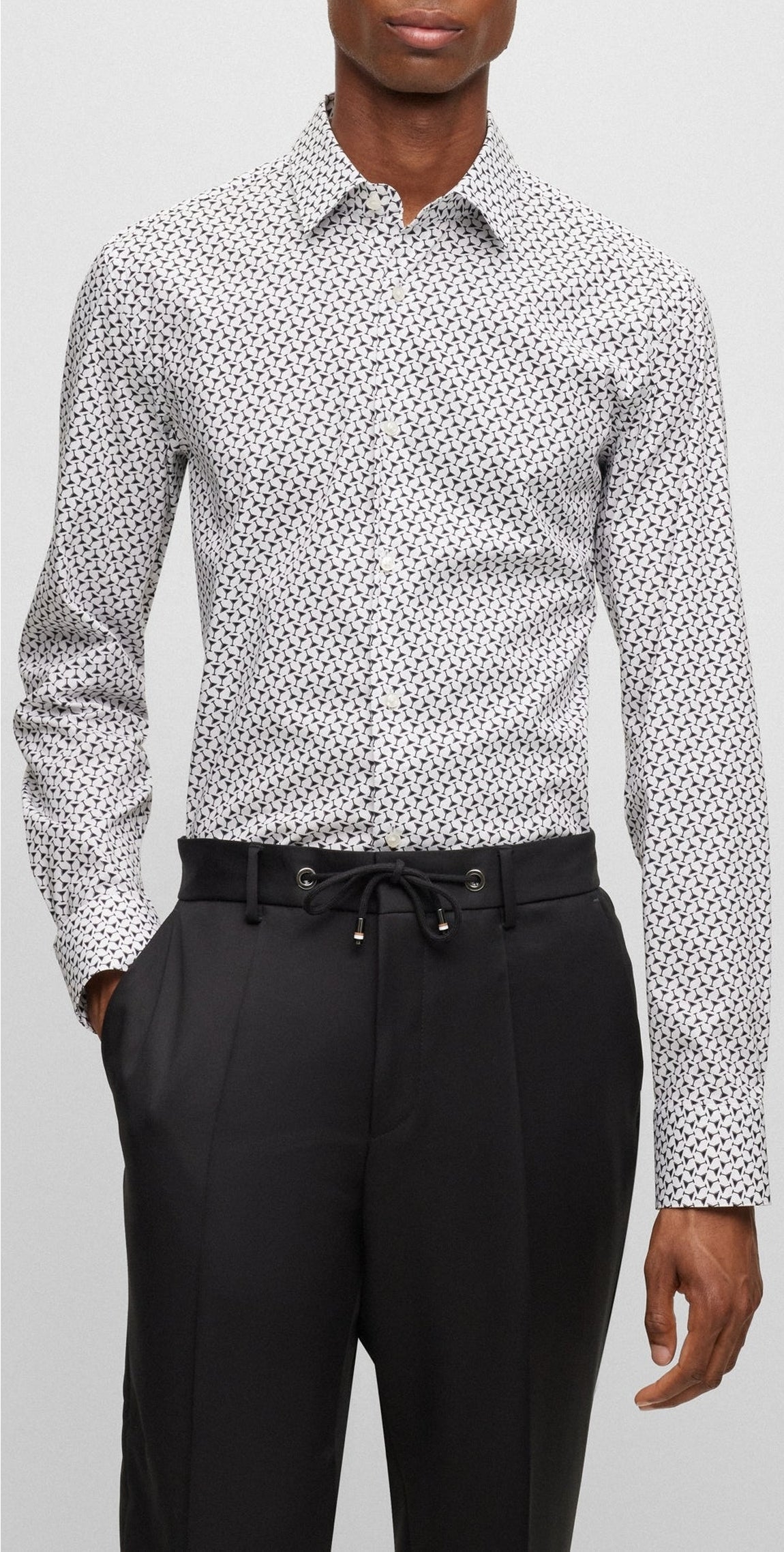 BLACK // BUSINESS SHIRTS H-HANK-S-KENT-C1-232