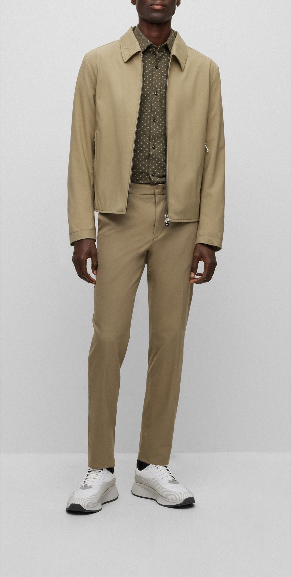 OPEN GREEN // BUSINESS SHIRTS C-HAL-KENT-C1-223