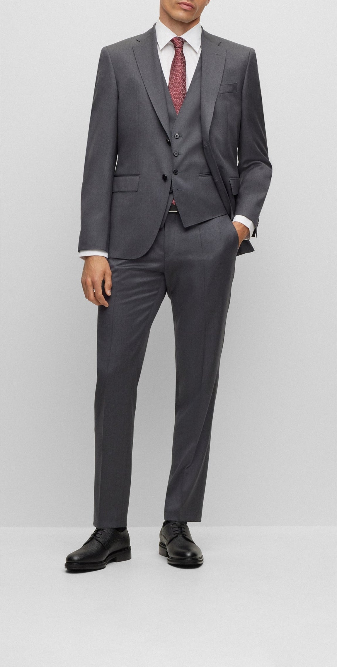 Derbies Larry en cuir - Black