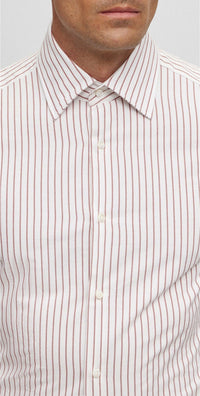 MEDIUM RED // BUSINESS SHIRTS L-HAYS-KENTB-234