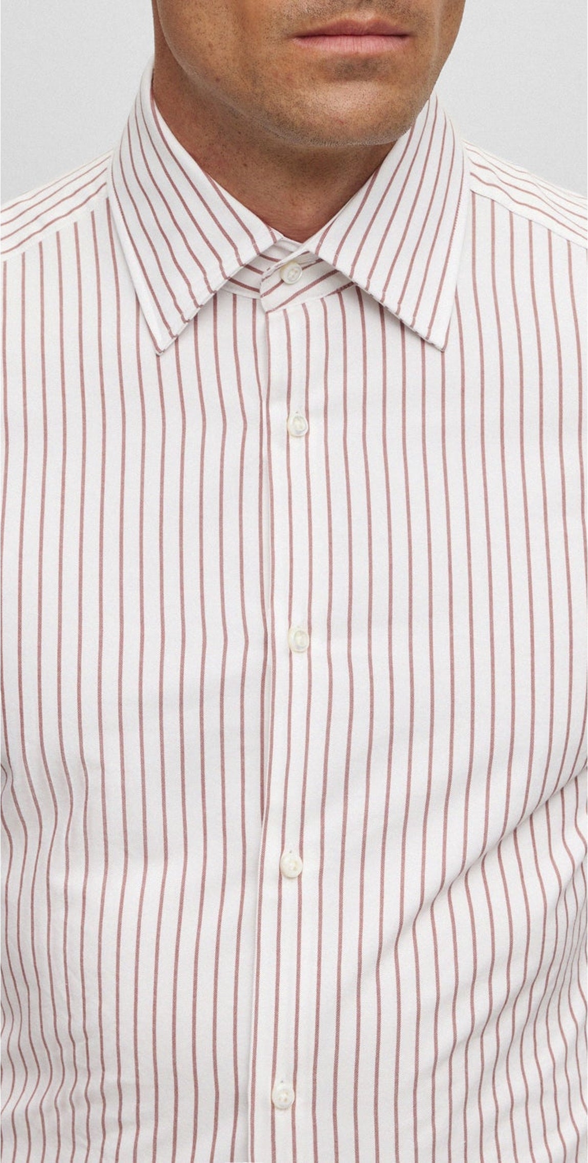 MEDIUM RED // BUSINESS SHIRTS L-HAYS-KENTB-234