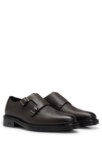 Larry leather Derbies - Dark Brown