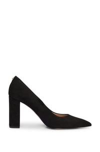 Janet leather court shoes - Black