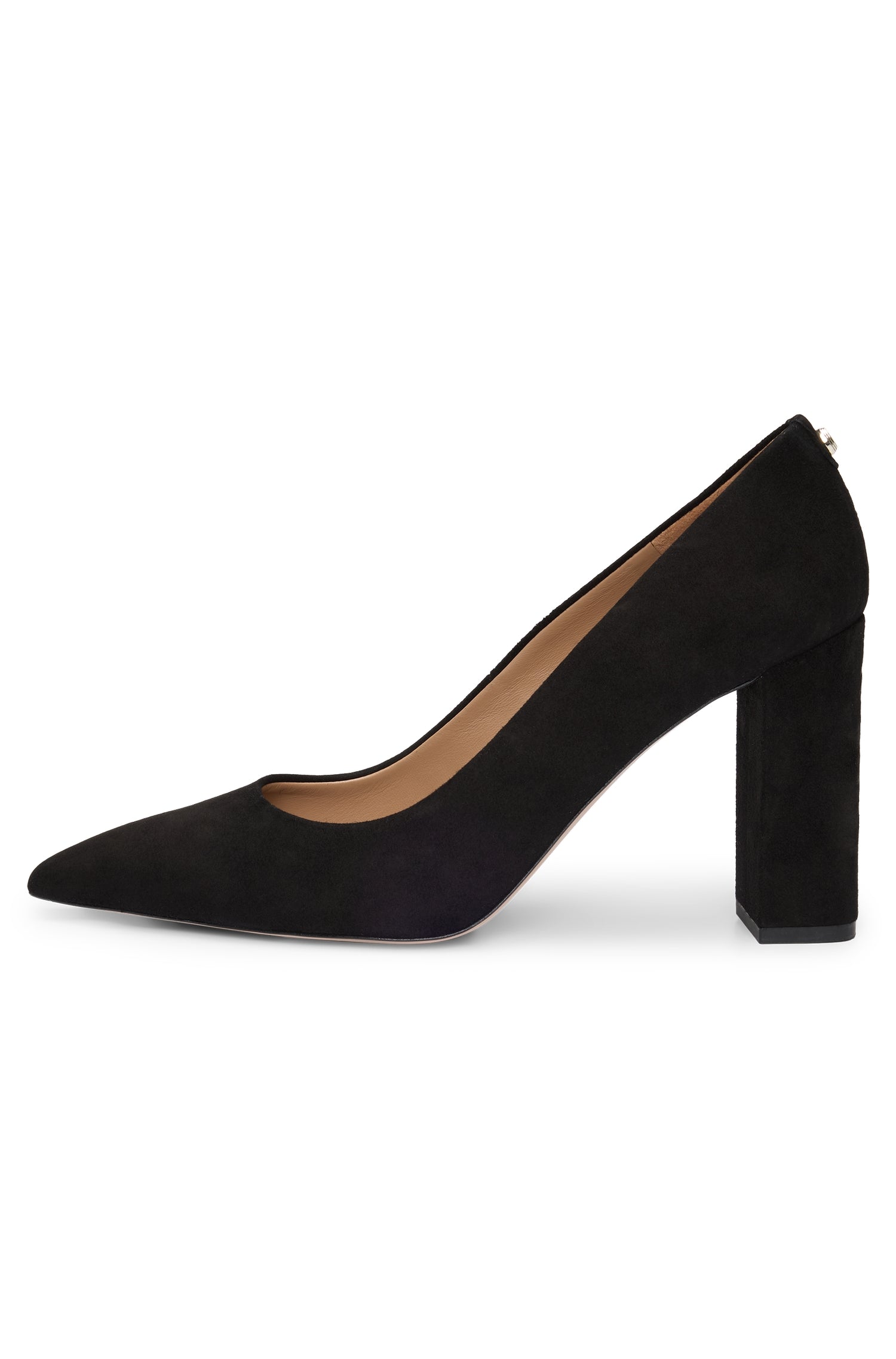 Janet leather court shoes - Black