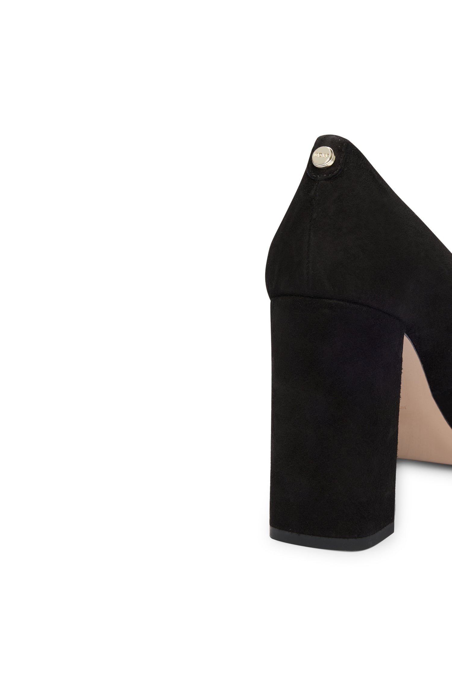 Janet leather court shoes - Black