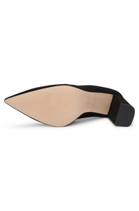 Janet leather court shoes - Black