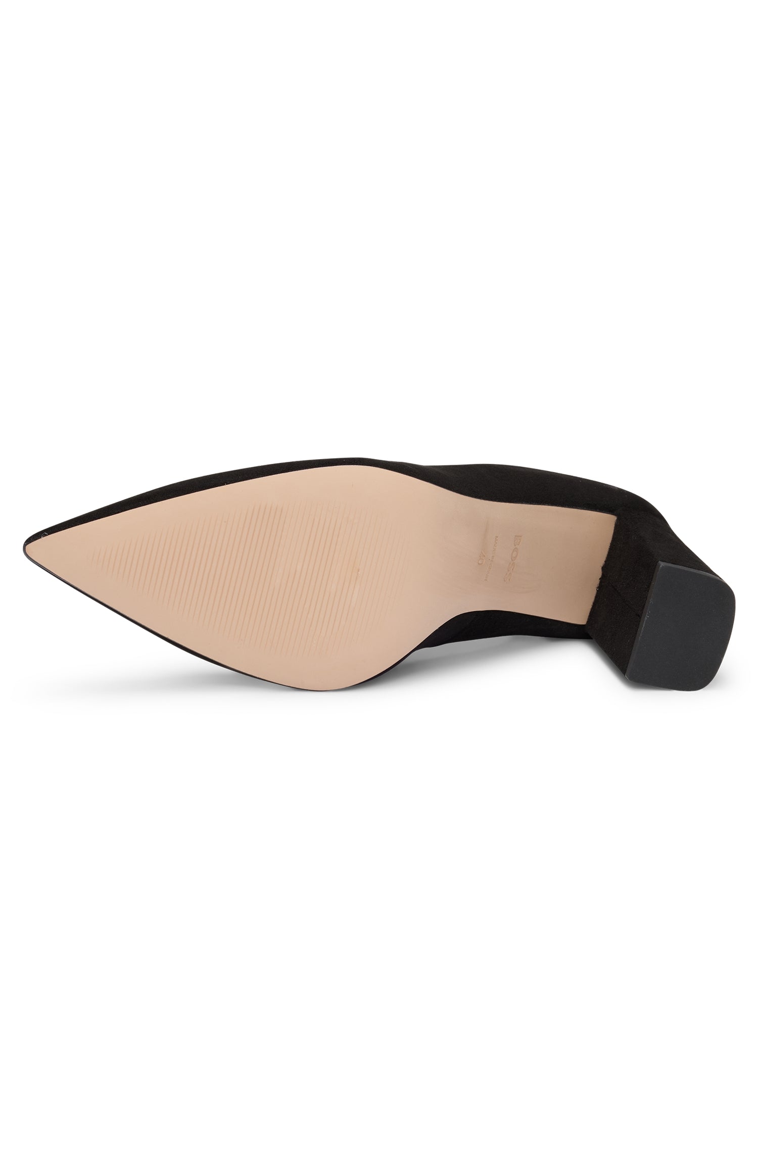 Janet leather court shoes - Black