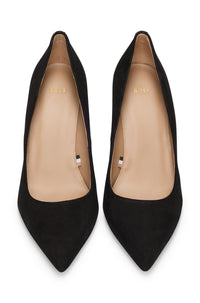 Janet leather court shoes - Black