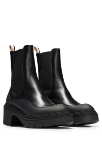 Carol leather boots - Black