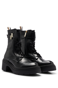 Carol leather boots - Black