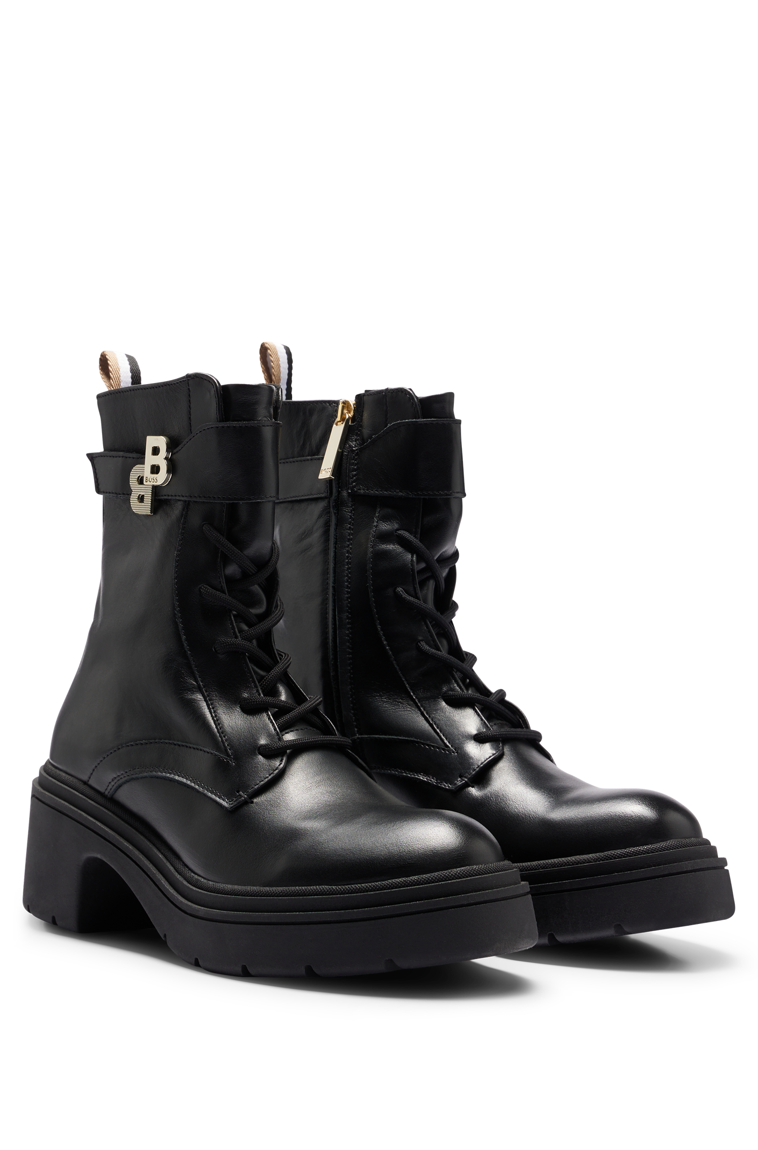 Carol leather boots - Black