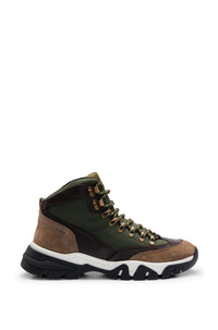 Chester leather boots - Open Green