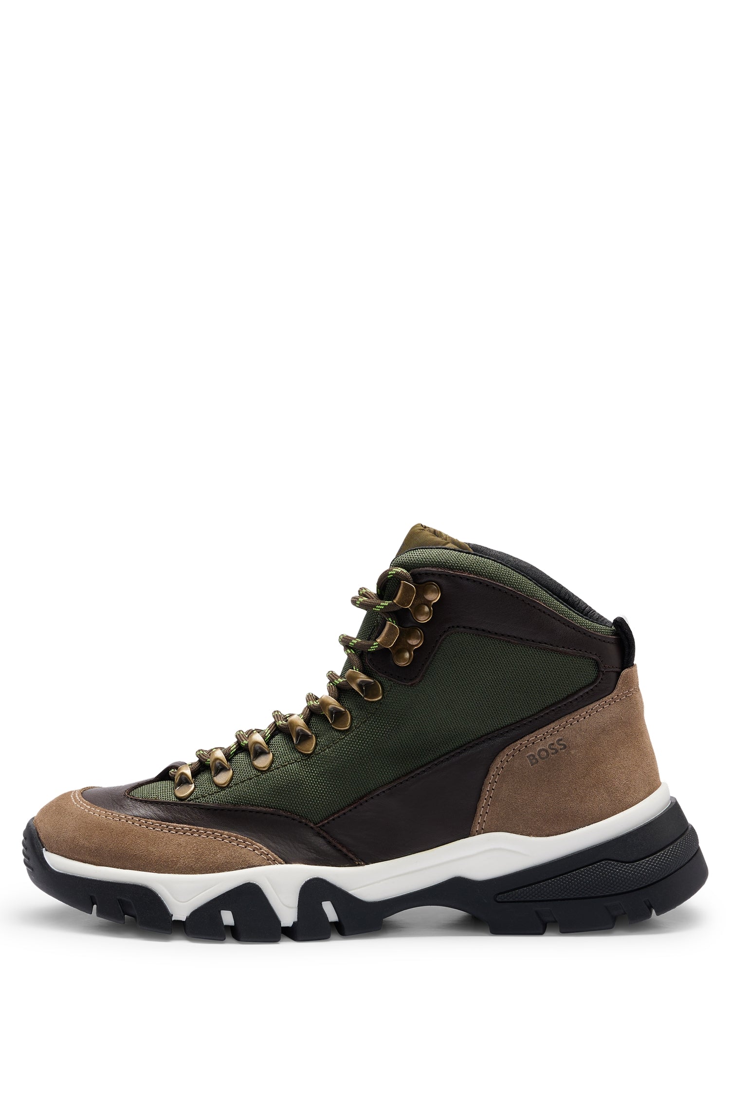 Chester leather boots - Open Green