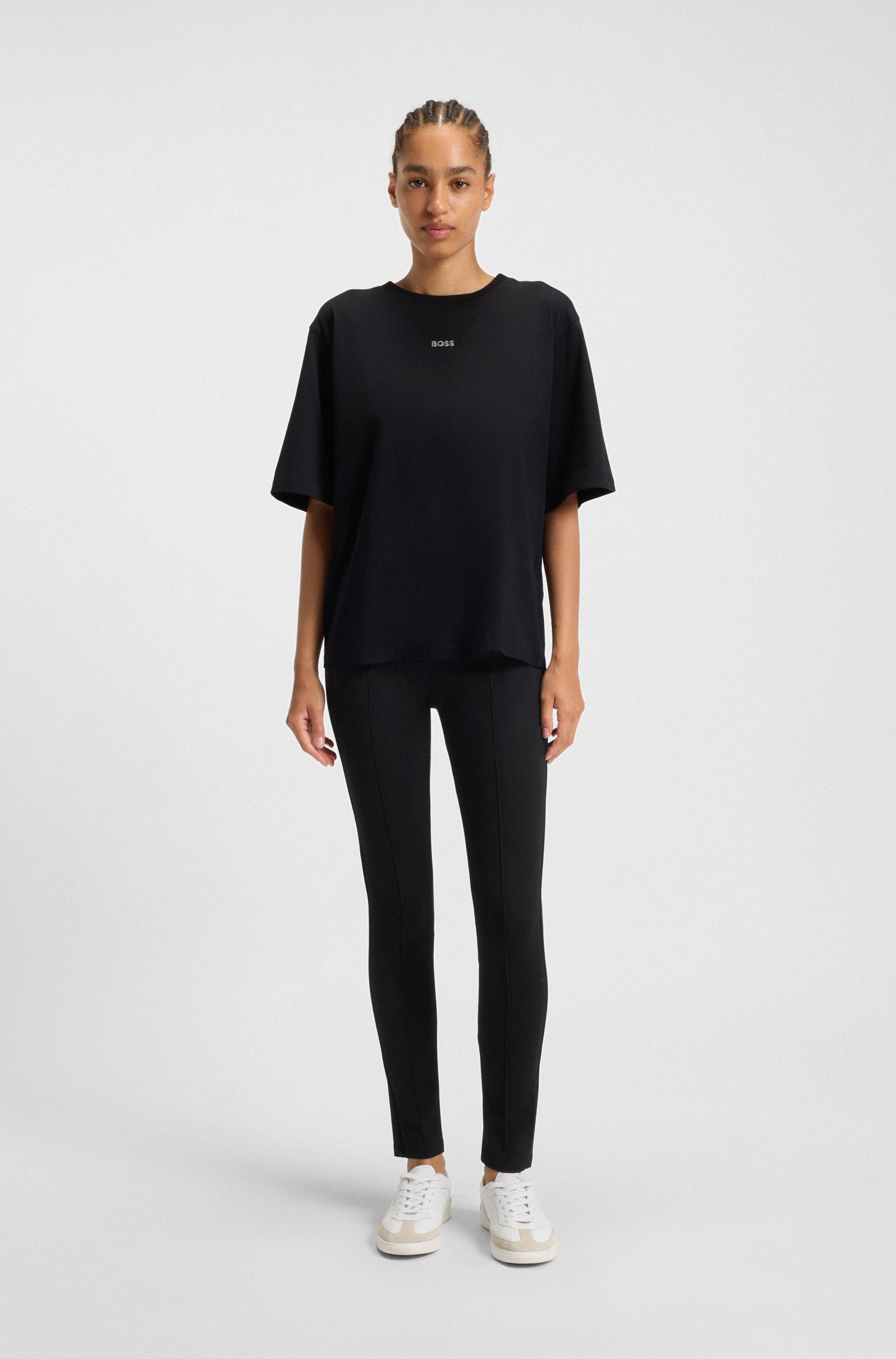 BLACK // CASUAL TROUSERS C_ESTRETCH