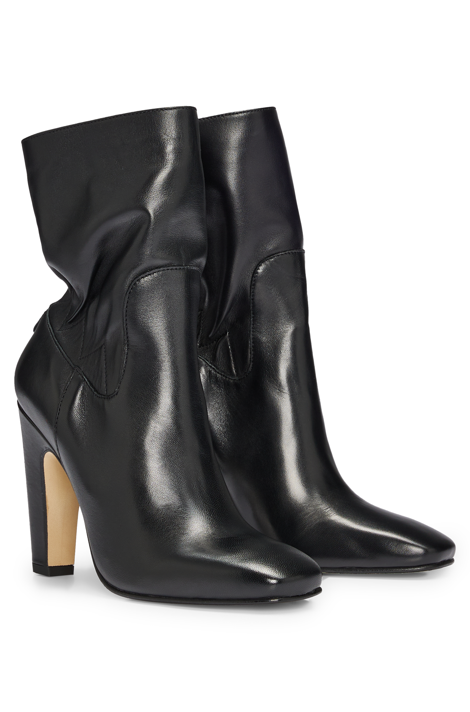 Bottes Aleya en cuir - Black