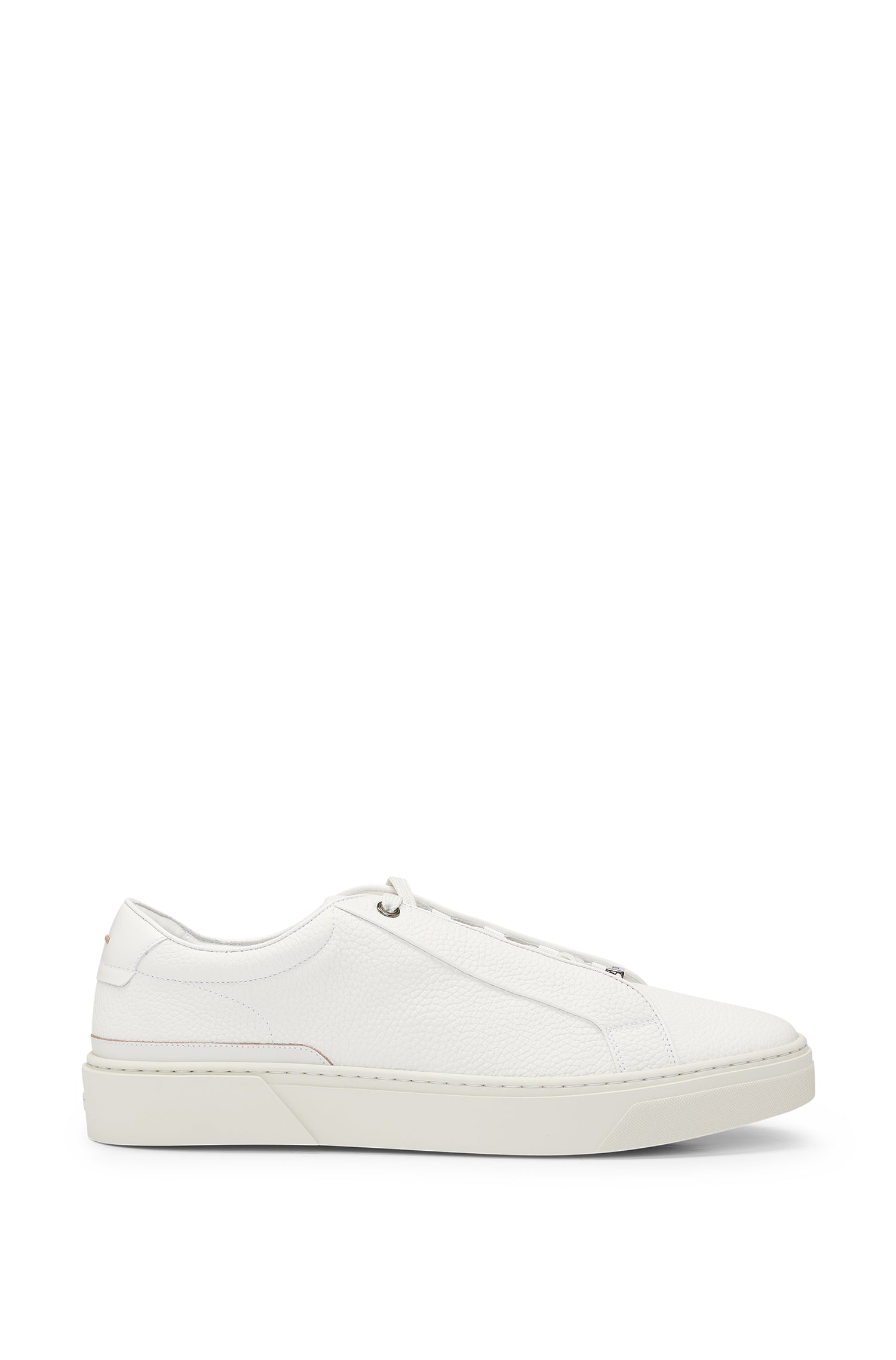 Gary leather trainers - Open White