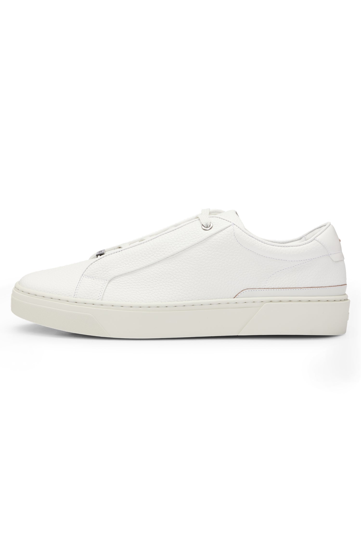 Gary leather trainers - Open White