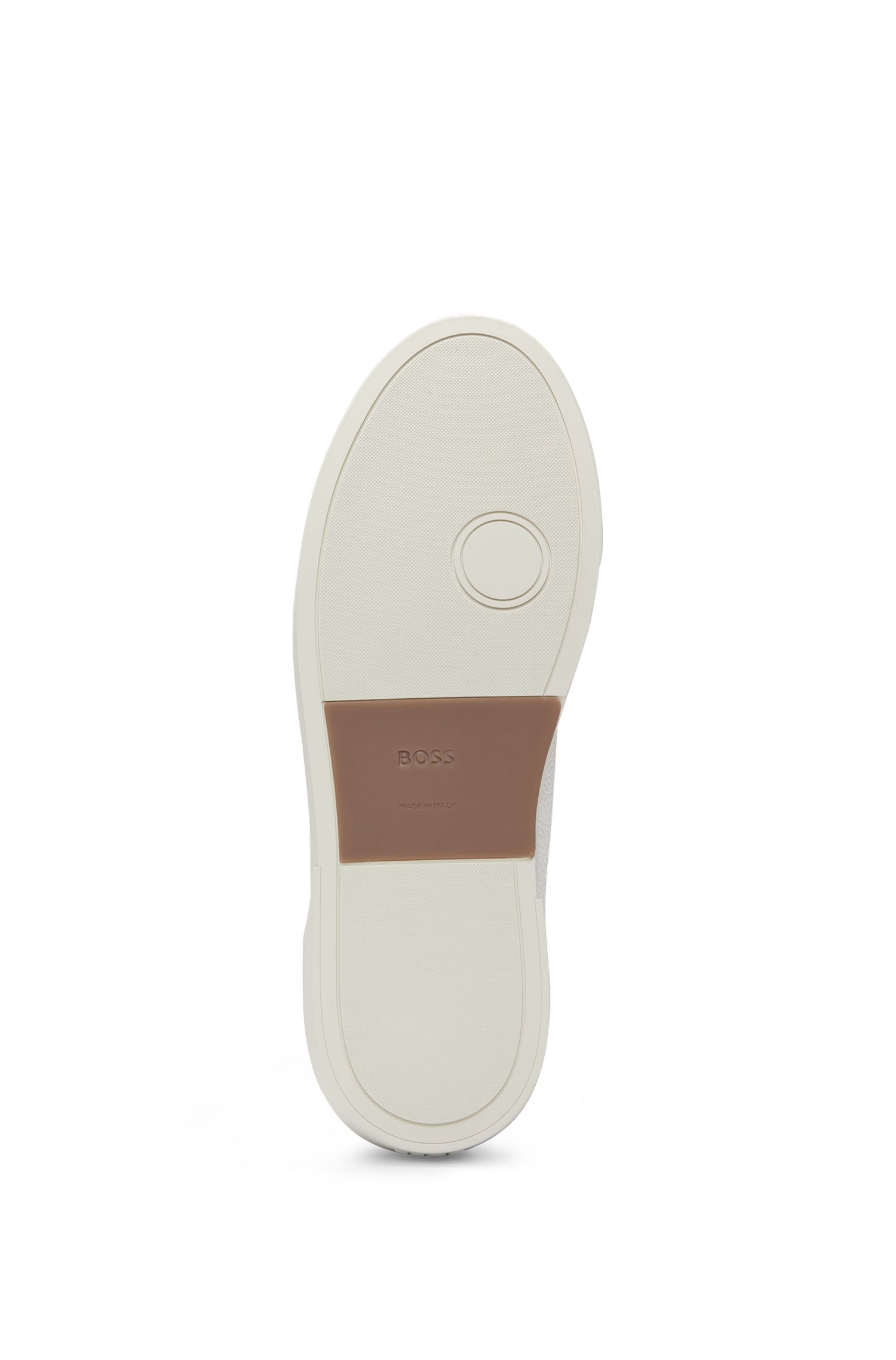 Gary leather trainers - Open White