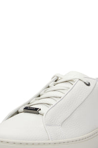 Gary leather trainers - Open White