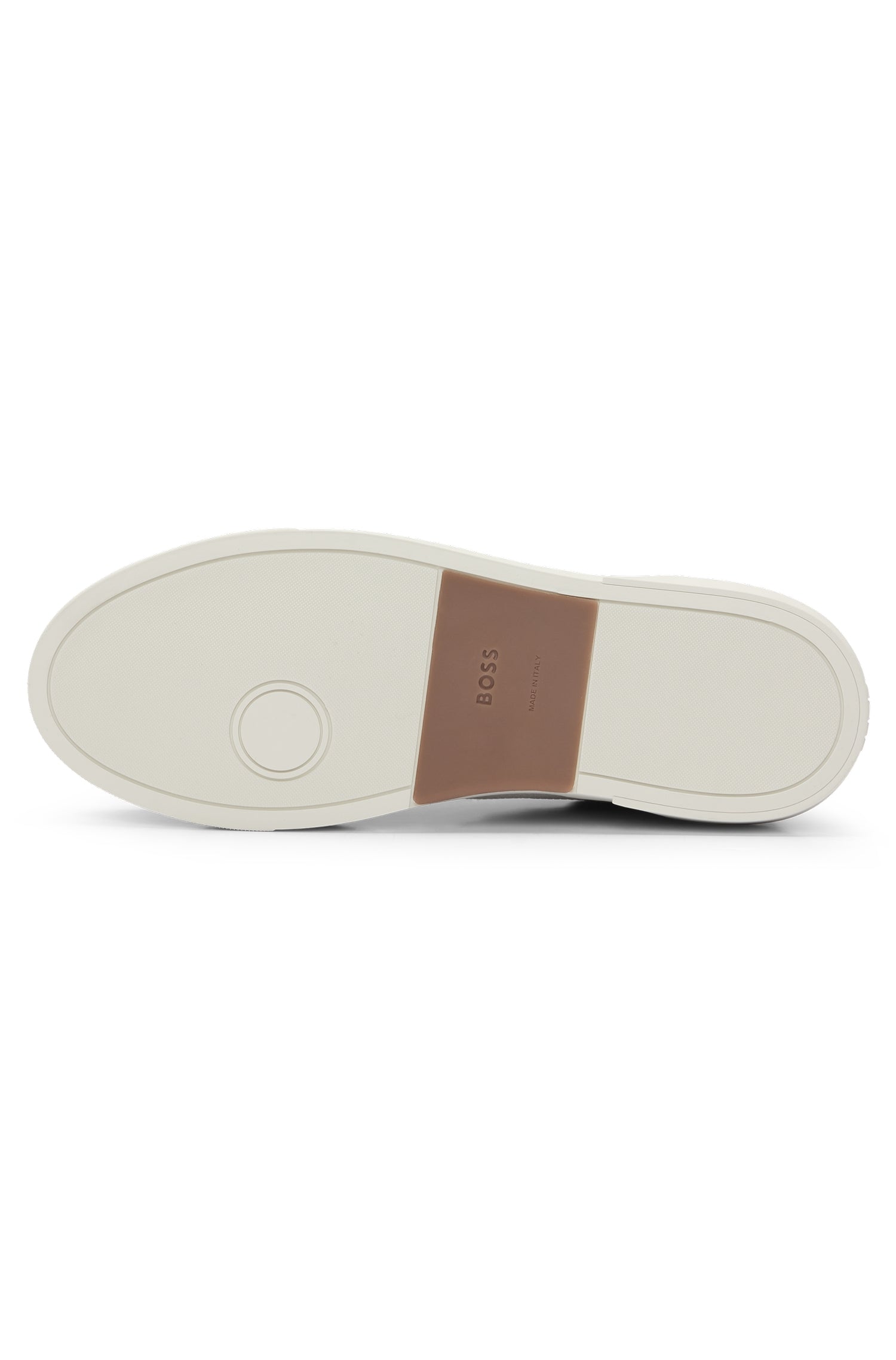 Gary leather trainers - Open White