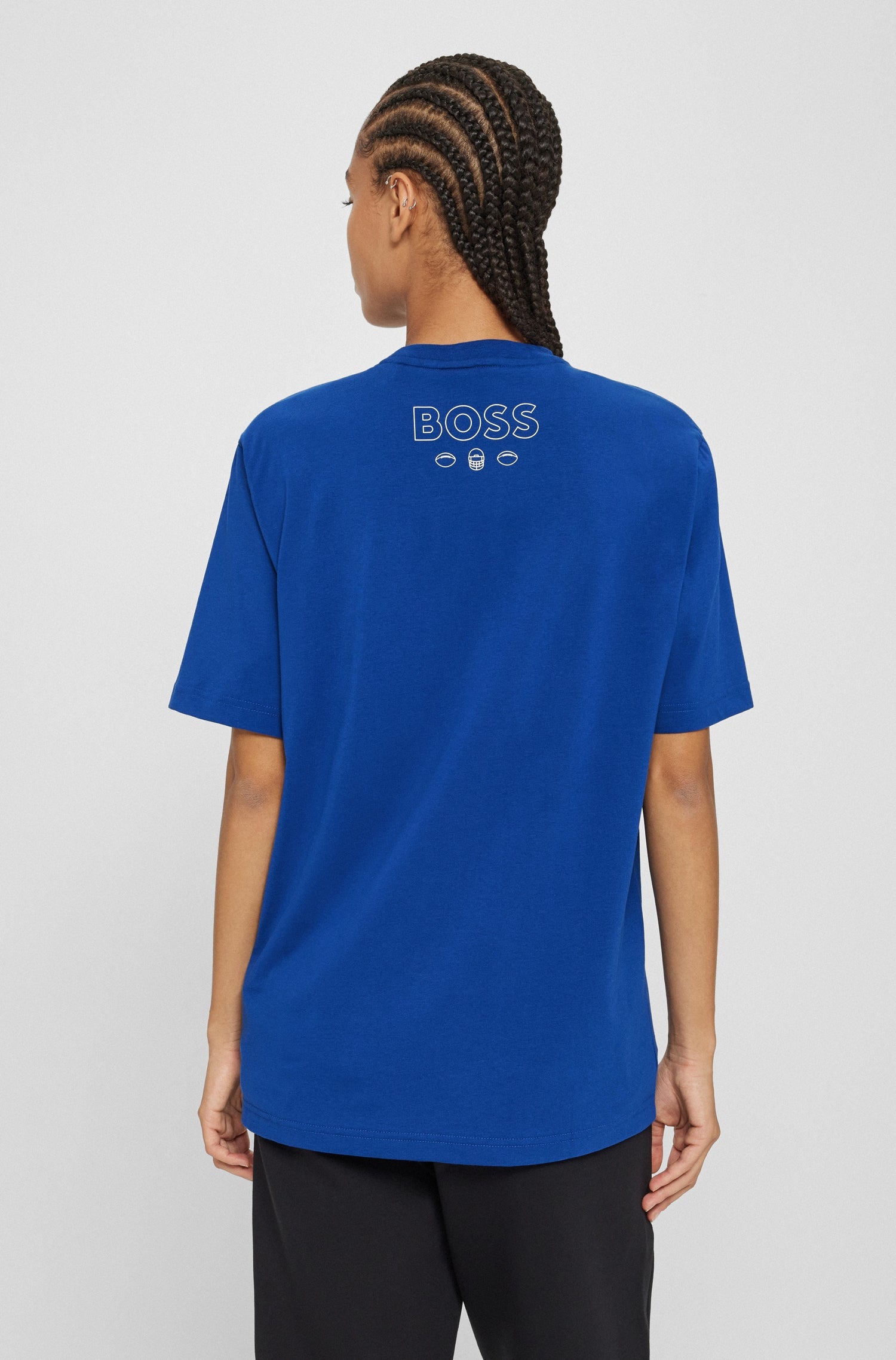 Trap T-shirt - Medium Blue