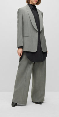 Blazer Jigago oversize en laine - Silver