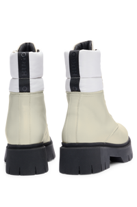 Kris leather boots - Open White