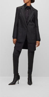 BLACK // TAILORED BLOUSES BAREID