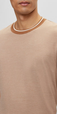 Tesar T-shirt - Medium Beige