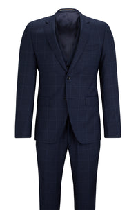 Costume deux pièces Reymond en laine - Dark Blue