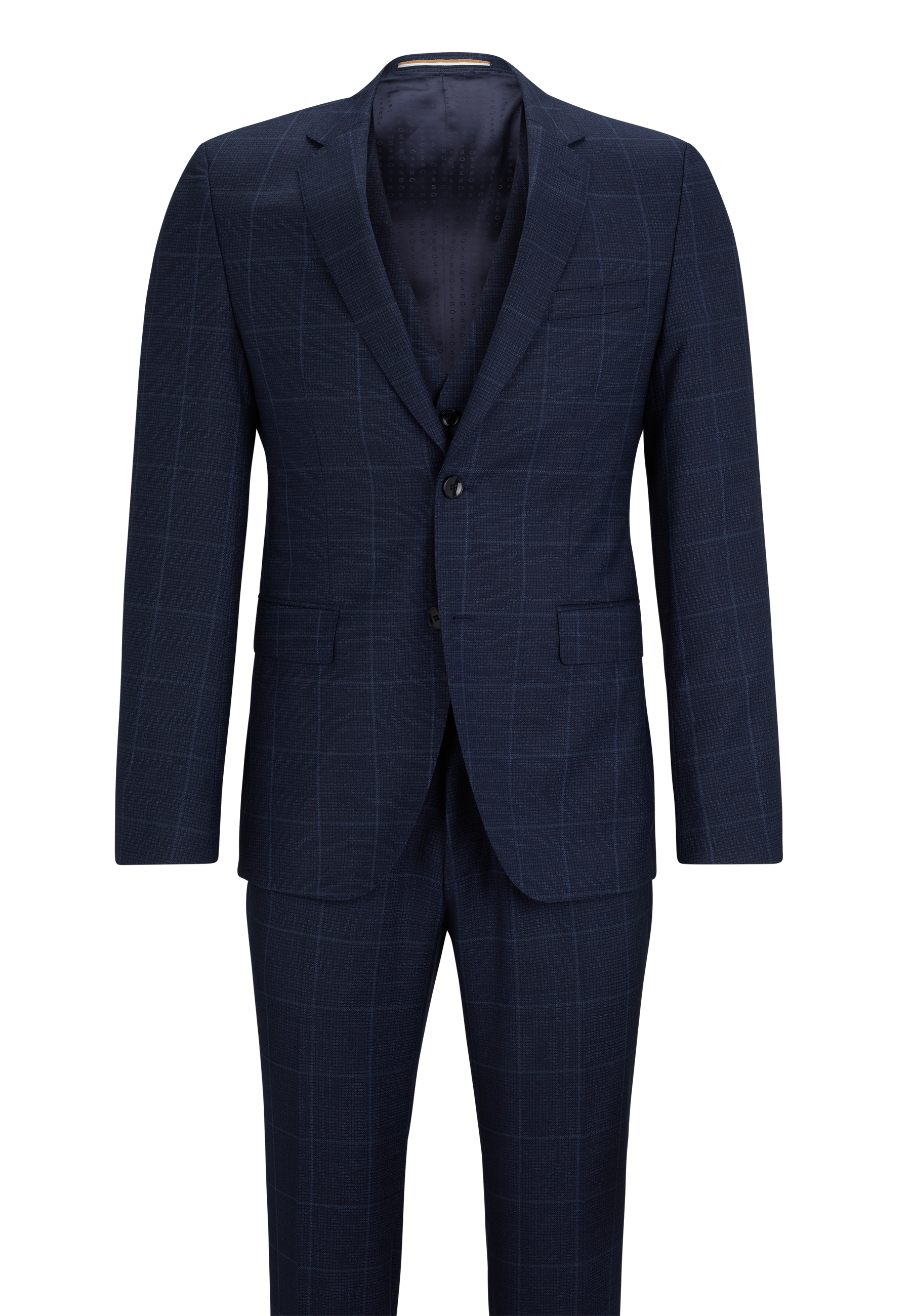 DARK BLUE // BUSINESS SUITS H-REYMOND-3PCS-224