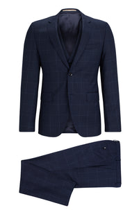 DARK BLUE // BUSINESS SUITS H-REYMOND-3PCS-224