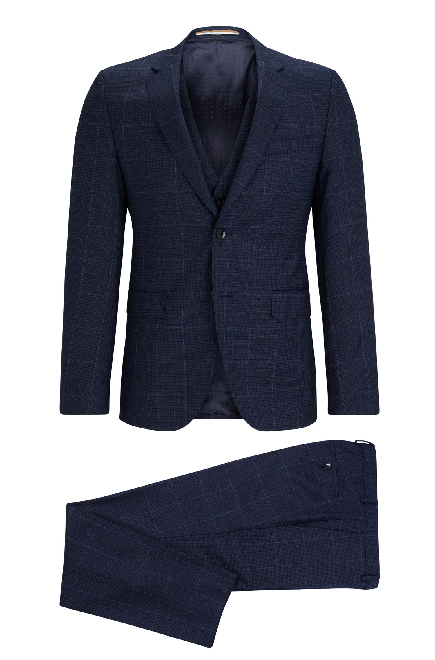 DARK BLUE // BUSINESS SUITS H-REYMOND-3PCS-224