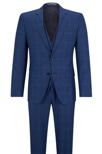 Costume deux pièces Huge en laine - Dark Blue
