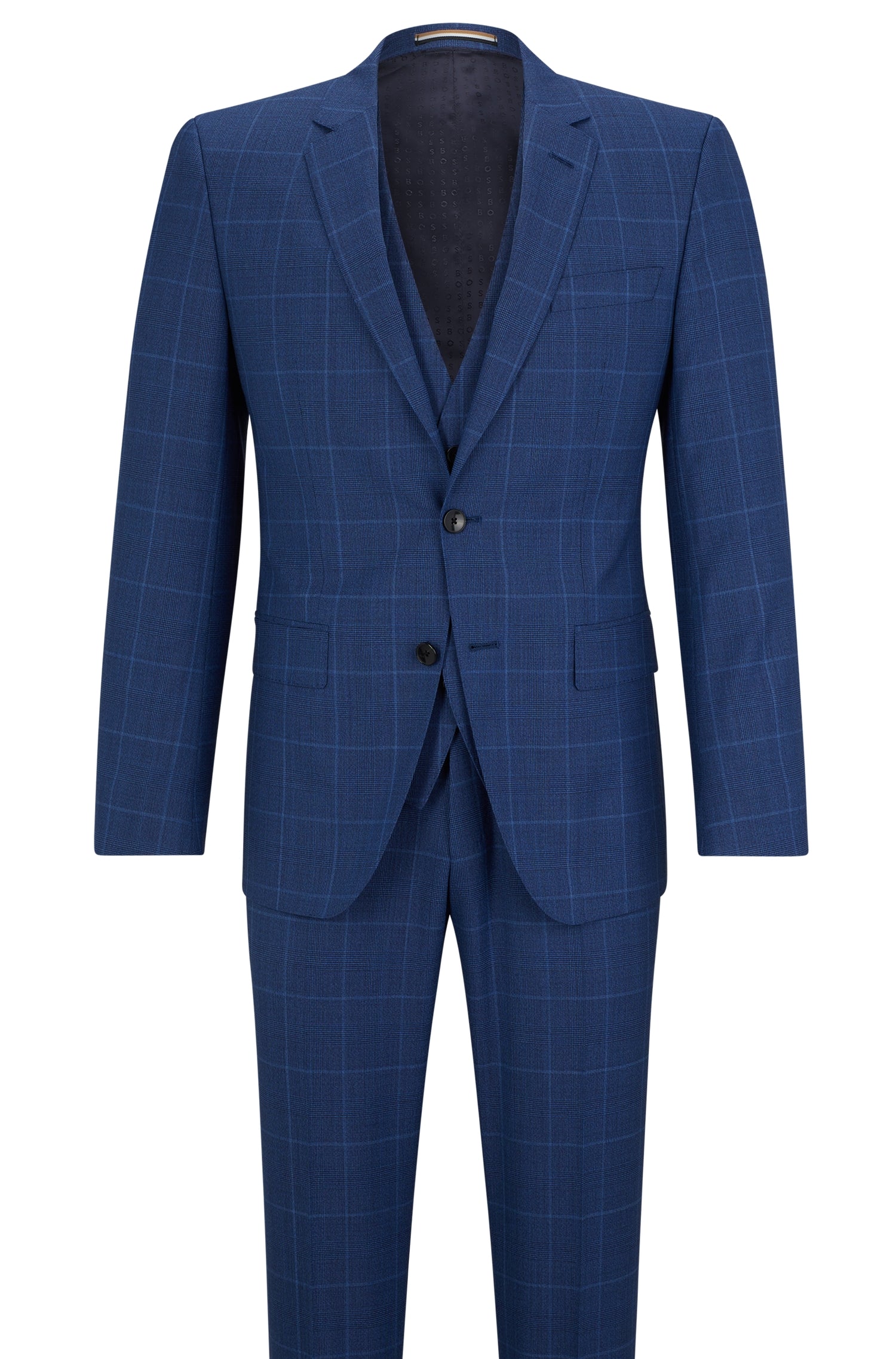 Costume deux pièces Huge en laine - Dark Blue