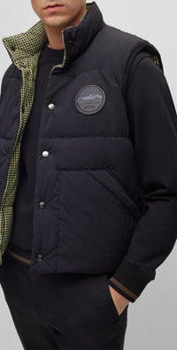 Comply sleeveless down jacket - Black