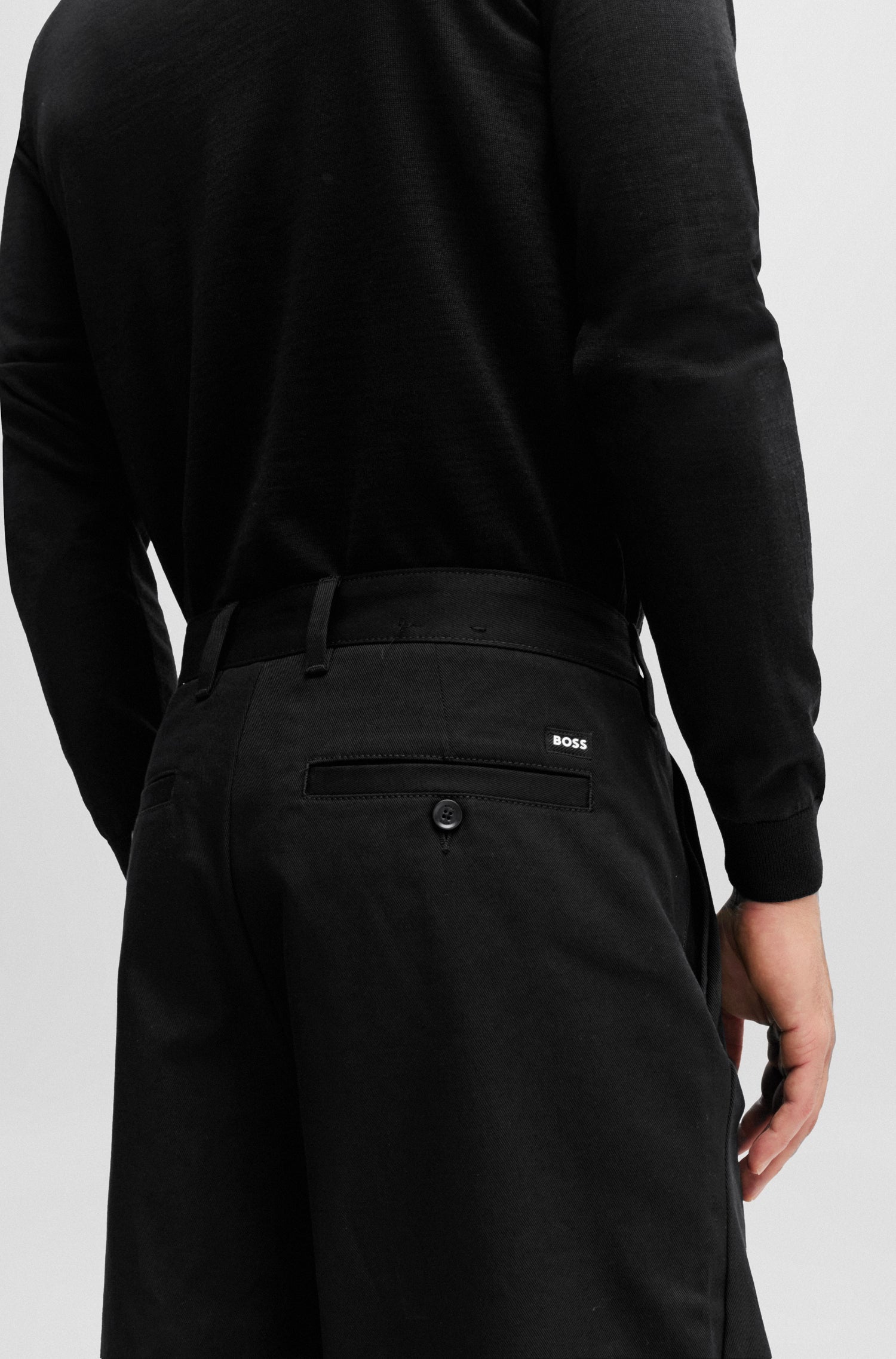 BLACK // CASUAL TROUSERS KAIDEN-DPL