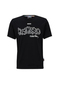 BLACK // T-SHIRTS T_HARING