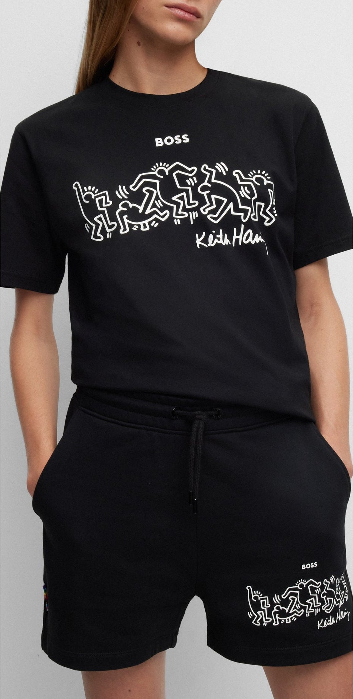 BLACK // T-SHIRTS T_HARING