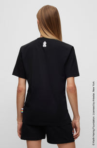 BLACK // T-SHIRTS T_HARING