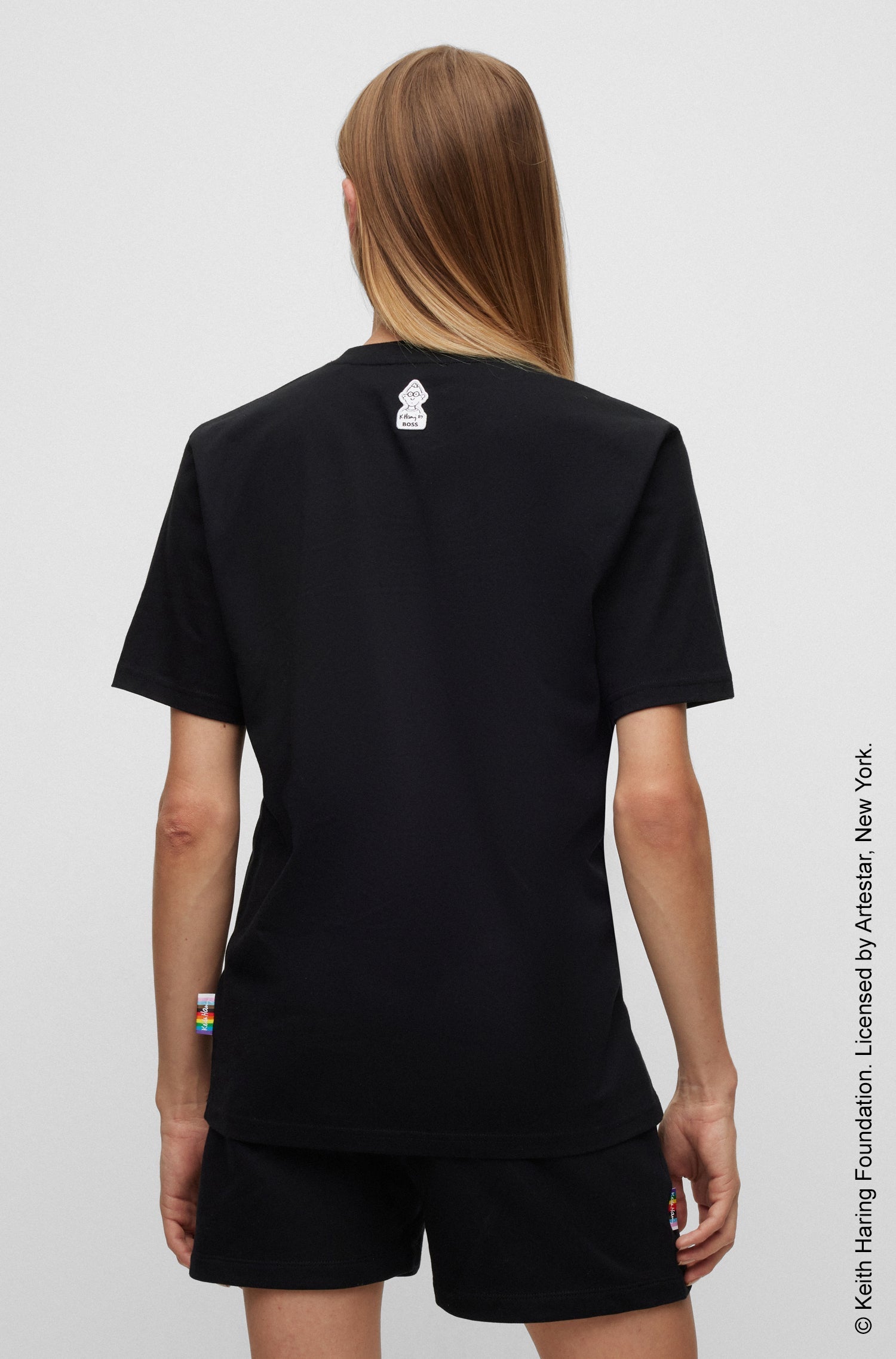 BLACK // T-SHIRTS T_HARING