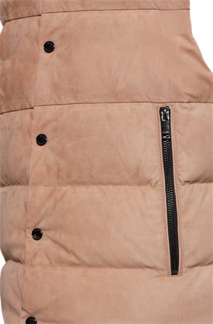 MEDIUM BEIGE // LEATHER L-MEVEST