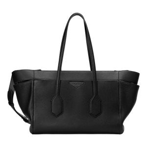 BLACK // TOTE BAGS  LETI BUSINESS TOTE