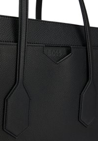 BLACK // TOTE BAGS  LETI BUSINESS TOTE