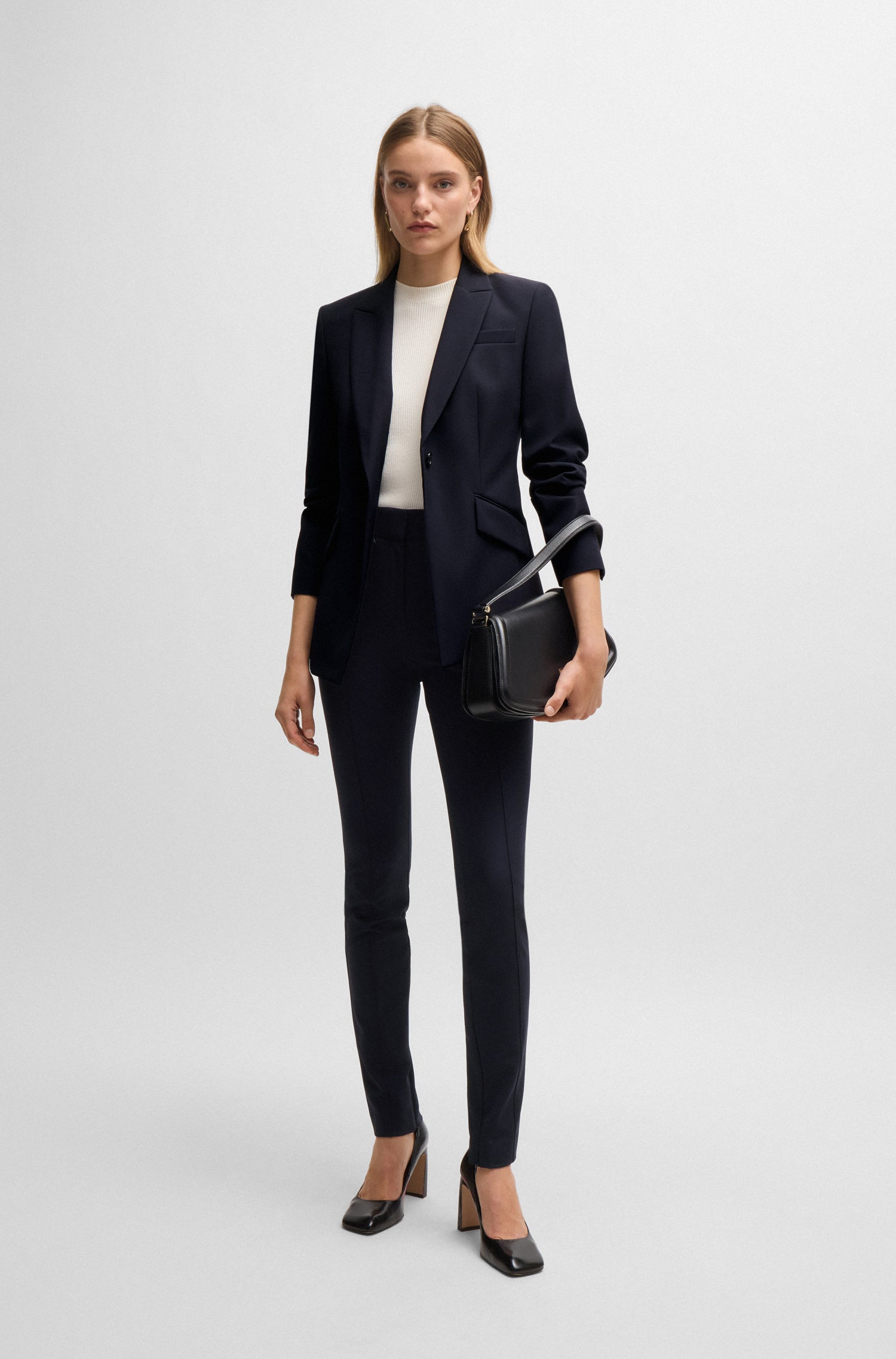 DARK BLUE // FORMAL TROUSERS TUKEVA