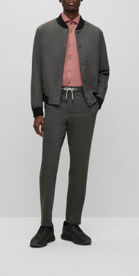 DARK RED // BUSINESS SHIRTS P-HANK-SPREAD-C1-222
