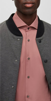 DARK RED // BUSINESS SHIRTS P-HANK-SPREAD-C1-222